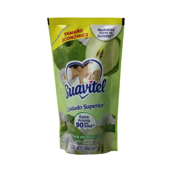 Suavizante SUAVITEL Fragancia Frescura Manzana * 180ml