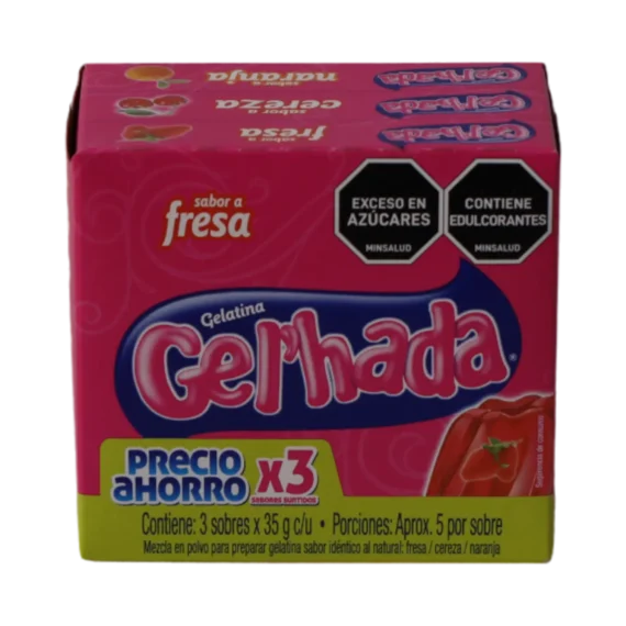 Gelatina GELHADA Surtida * 35gr 3 Unids.