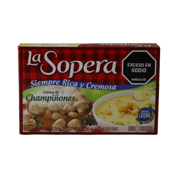 Crema SOPERA Sabor a Champiñones * 85gr