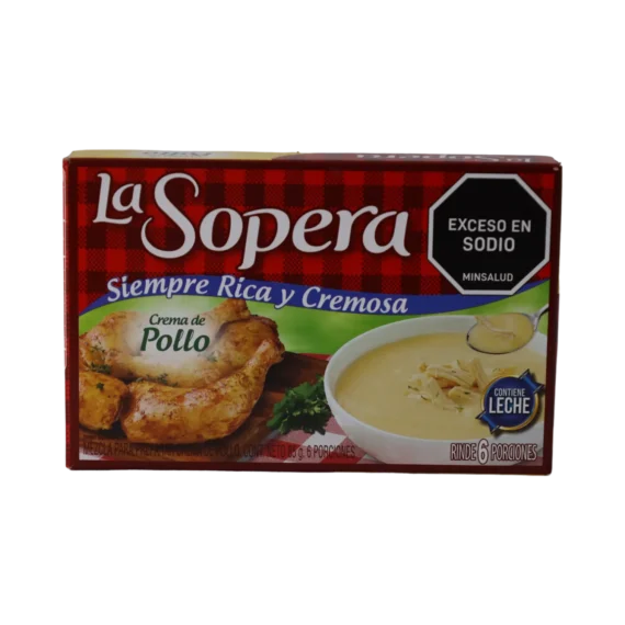 Crema SOPERA Sabor a Pollo * 85gr