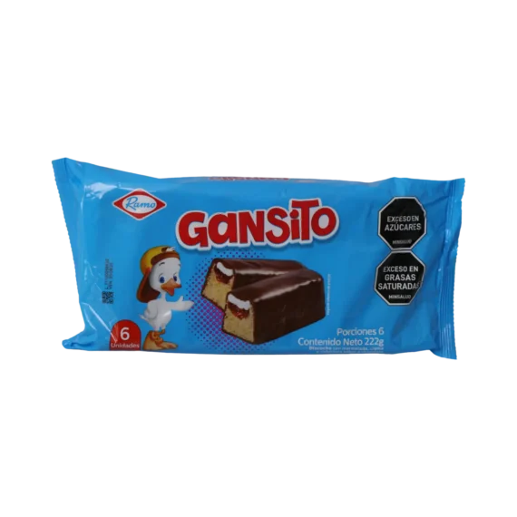 Ponqué RAMO Gansito Surtido * 222gr 6 Unids.